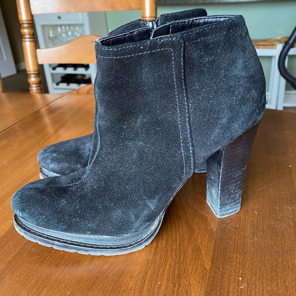 Suede booties